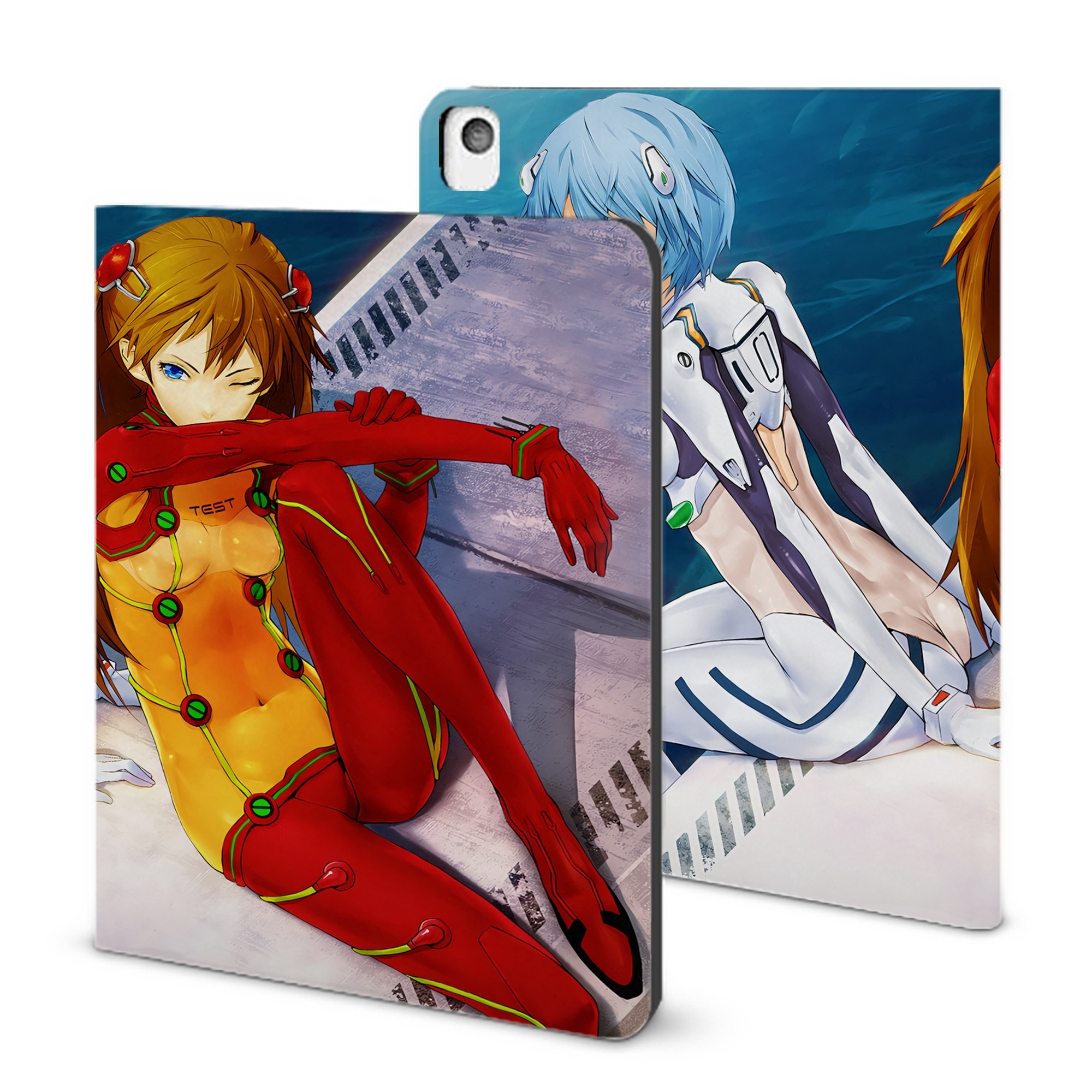 （画像用） EVA 新世紀エヴァンゲリオン IPadケース ペンホルダー付き ブックスタイルデザイン